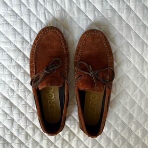 Cole Haan Brown Suede Loafers Slip-On
